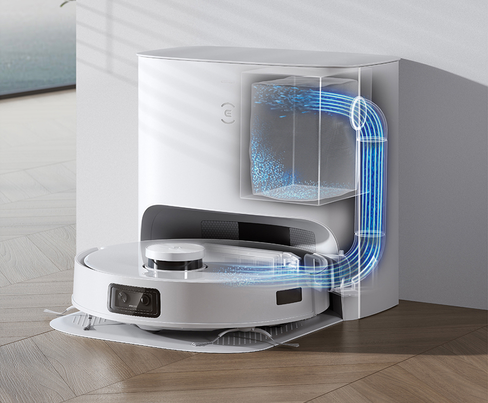 Dock sạc kiêm trạm xả bụi