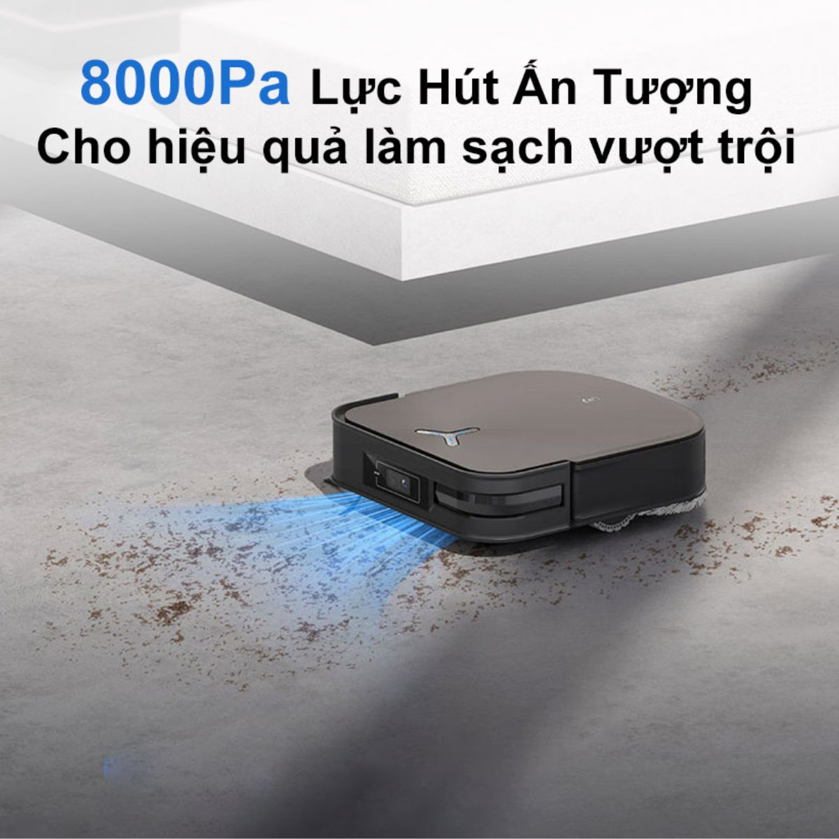 Luc hut 8000 cua Deebot X2 Omni