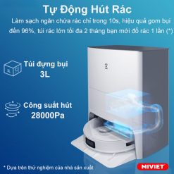 Tinh nang tu dong hut rac cua Ecovacs T10 Omni