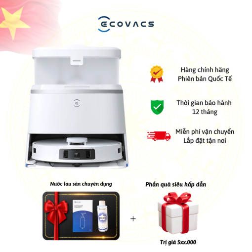 Robot hút bụi lau nhà Ecovacs Deebot T30 Omni