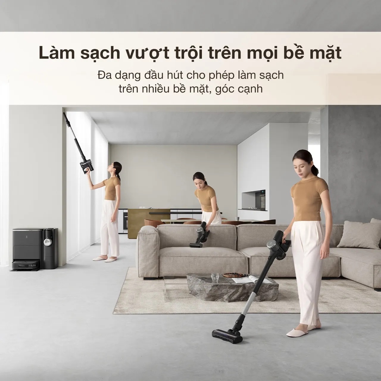 X2 omni combo làm sạch vượt trội trên mọi bề mặt