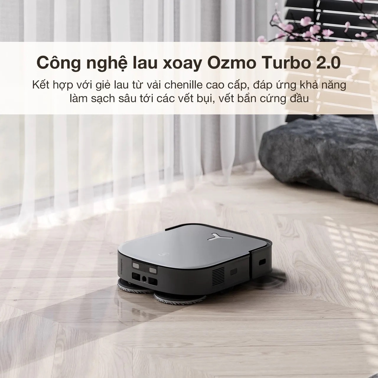 Công nghệ lau xoay Ozmo Turbo 2.0