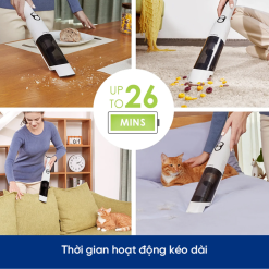 Thời gian hoạt động máy hút bụi cầm tay Tineco iFloor Mini S4