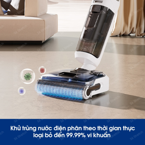 Máy hút bụi lau nhà Tineco Stretch S6 khử trùng nước