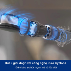 Máy hút bụi lau nhà Tineco Switch S7 hút công nghệ Pure Cyclone