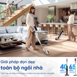 Máy hút bụi lau nhà Tineco Switch S7 dọn toàn bộ nhà