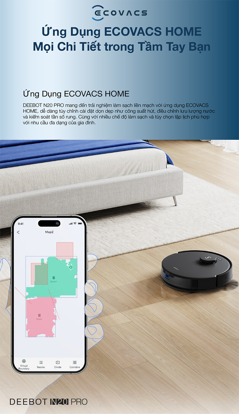 Ecovacs Home cho N20 Pro