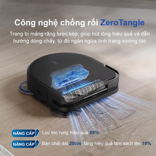 Robot hút bụi lau nhà Ecovacs Deebot X5 Pro Omni (Trắng/ Đen) - Hình ảnh 5