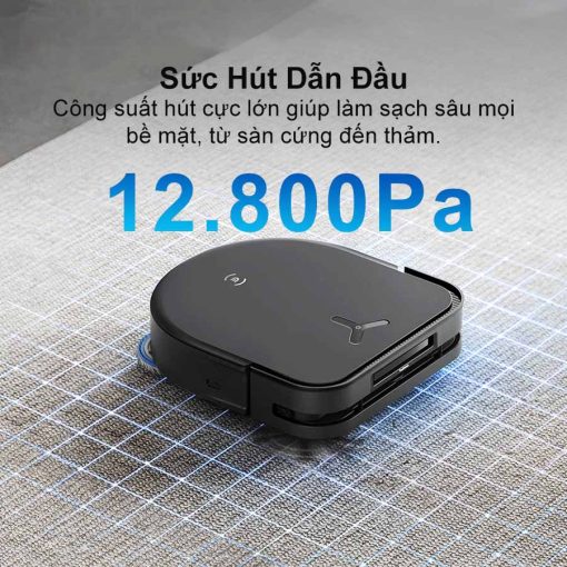 Robot hút bụi lau nhà Ecovacs Deebot X5 Pro Omni (Trắng/ Đen) - Hình ảnh 6