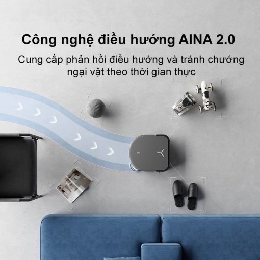 Robot hút bụi lau nhà Ecovacs Deebot X5 Pro Omni (Trắng/ Đen) - Hình ảnh 9