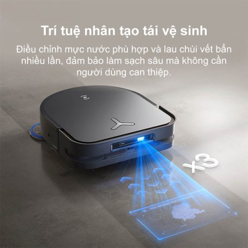 Robot hút bụi lau nhà Ecovacs Deebot X5 Pro Omni (Trắng/ Đen) - Hình ảnh 16