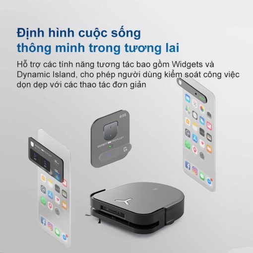 Robot hút bụi lau nhà Ecovacs Deebot X5 Pro Omni (Trắng/ Đen) - Hình ảnh 18