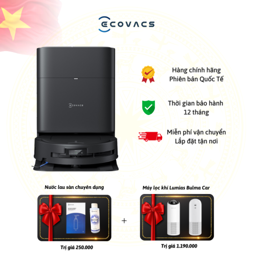 Robot hút bụi lau nhà Ecovacs T80 Omni - Bản Quốc Tế