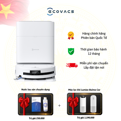 Robot hút bụi lau nhà Ecovacs T80 Omni - Bản Quốc Tế - Hình ảnh 2
