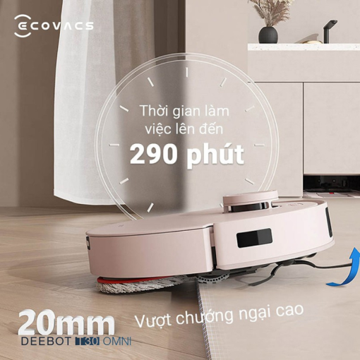 Robot hút bụi lau nhà Ecovacs Deebot T30 Omni