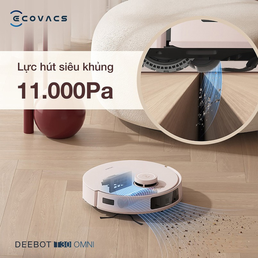 Robot hút bụi lau nhà Ecovacs Deebot T30 Omni