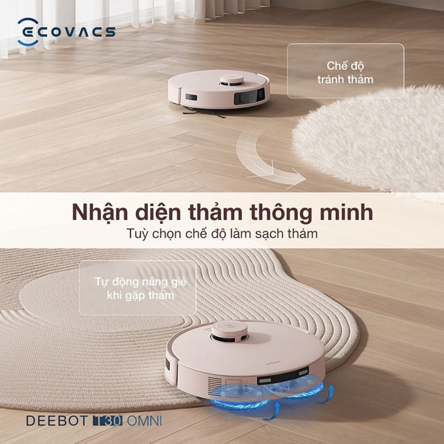 Robot hút bụi lau nhà Ecovacs Deebot T30 Omni