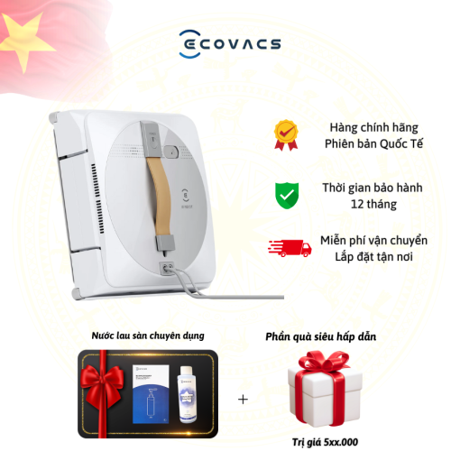 Robot lau kính Ecovacs Winbot W1 Pro - Best seller