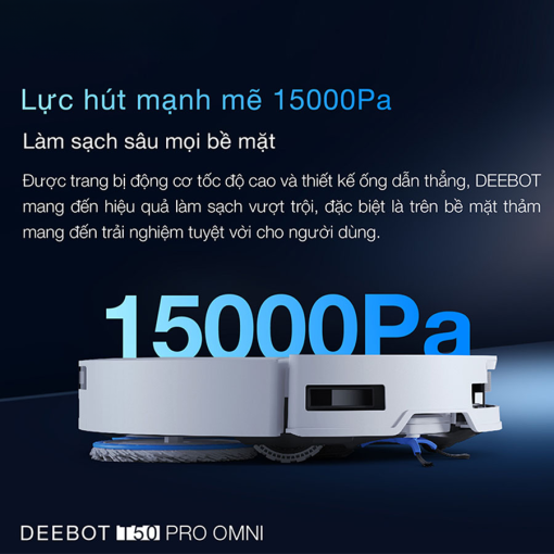 Robot hút bụi Ecovacs T50 Pro Omni - Phiên bản tự động cấp xả nước - Ảnh 13