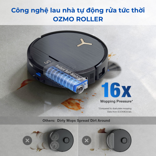 Robot hút bụi lau nhà Ecovacs X9 Pro Omni - Quốc Tế - Hàng mới về - Ảnh 10