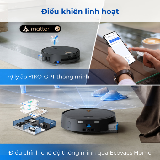 Robot hút bụi lau nhà Ecovacs X9 Pro Omni - Quốc Tế - Hàng mới về - Ảnh 8