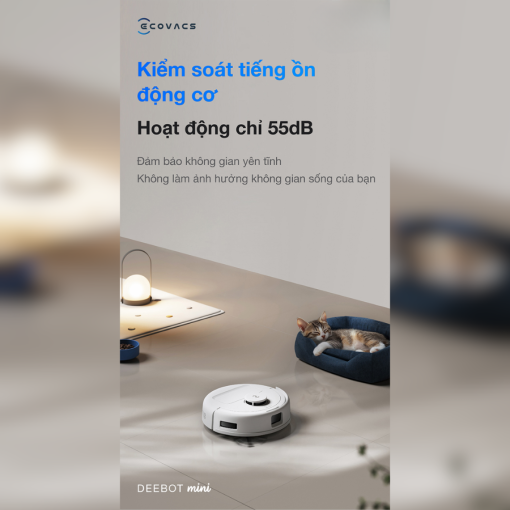 Robot hút bụi lau nhà Ecovacs Deebot Mini - Bản Quốc Tế - Ảnh 13