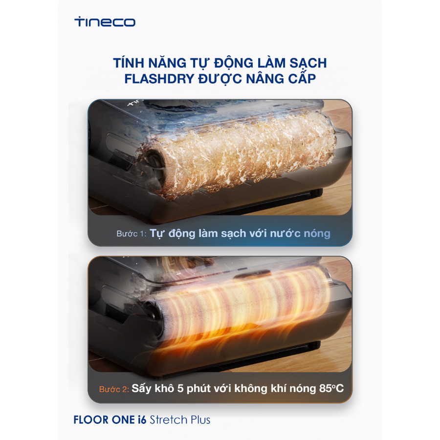 Máy hút bụi lau sàn Tineco Floor One i6 Stretch Plus - New 2025 - Ảnh 5