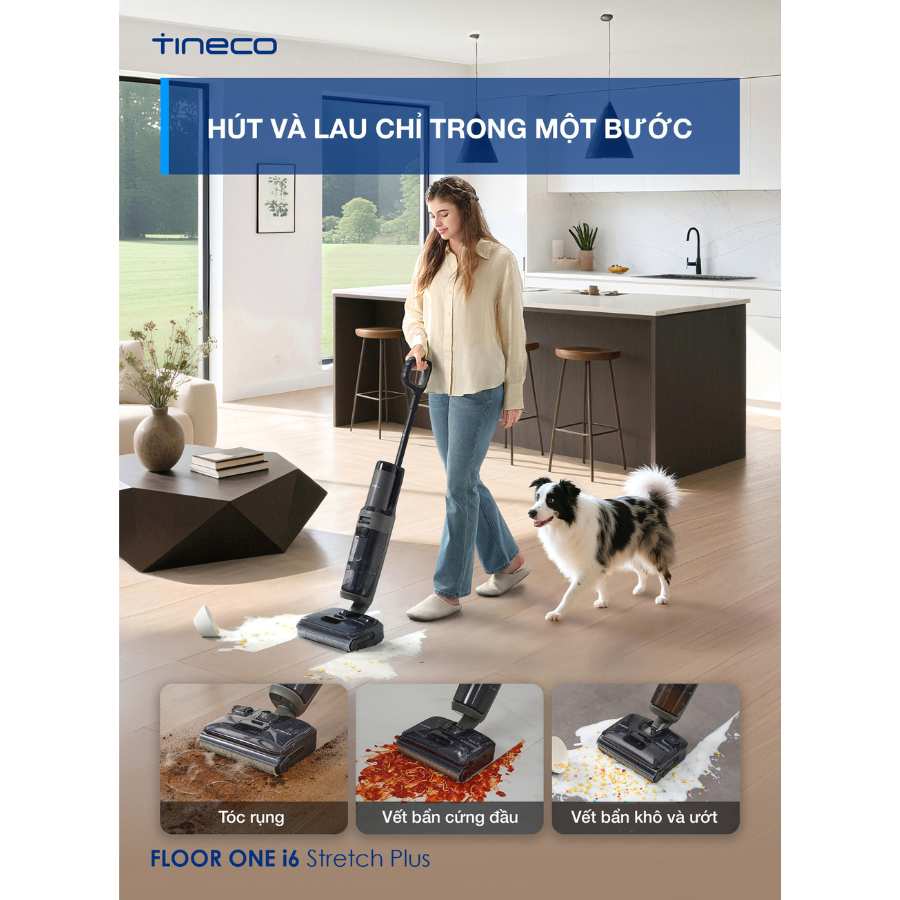 Máy hút bụi lau sàn Tineco Floor One i6 Stretch Plus - New 2025 - Ảnh 4