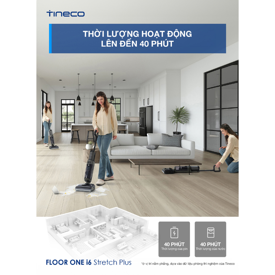 Máy hút bụi lau sàn Tineco Floor One i6 Stretch Plus - New 2025 - Ảnh 8