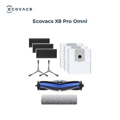 Bộ phụ kiện thay thế robot hút bụi Ecovacs X8 Pro Omni - Chính Hãng