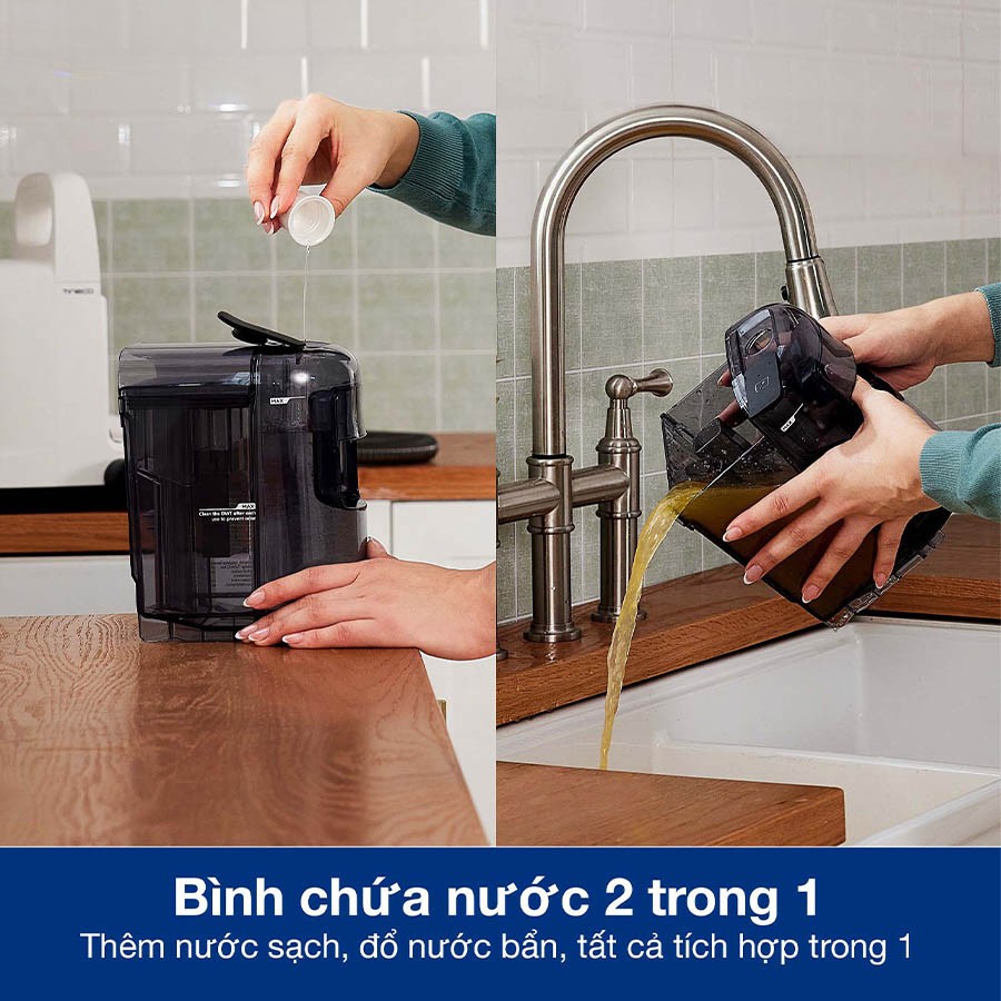 Máy làm sạch thảm Tineco iCarpet Spot bình chứa nước 2 trong 1